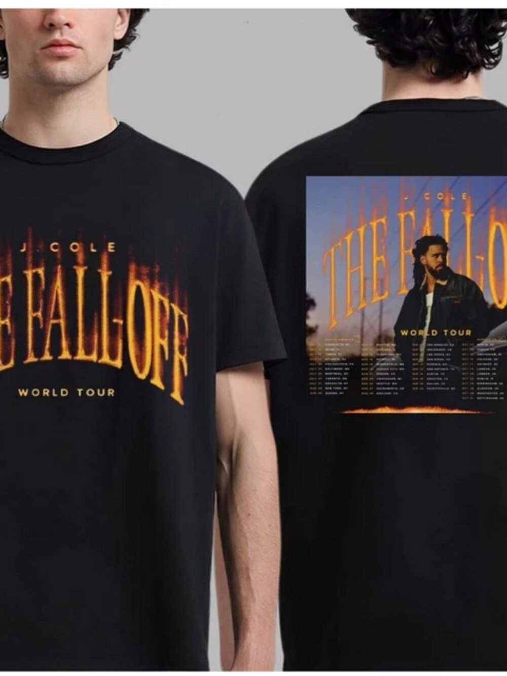 The Fall Off World Tour 2026 Schedule Dates Two Sided T-Shirt 257